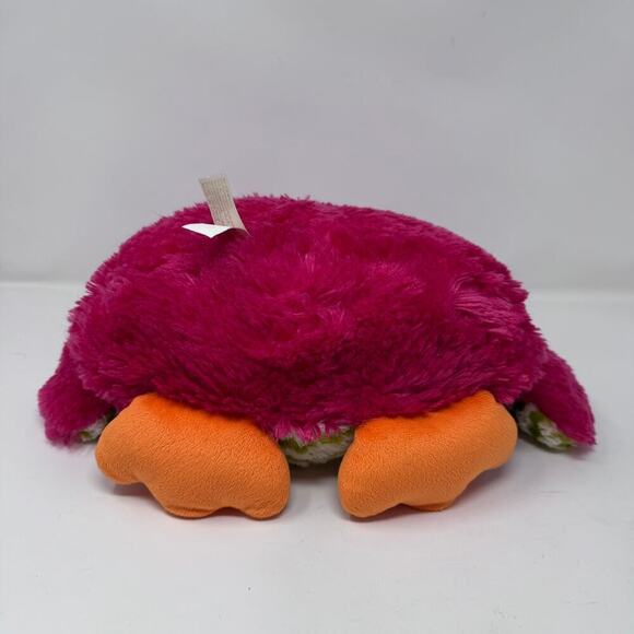 Dan Dee Collector's Choice Owl Plush Pink Green White Chevron Heart Shaped Eyes - Picture 8 of 12